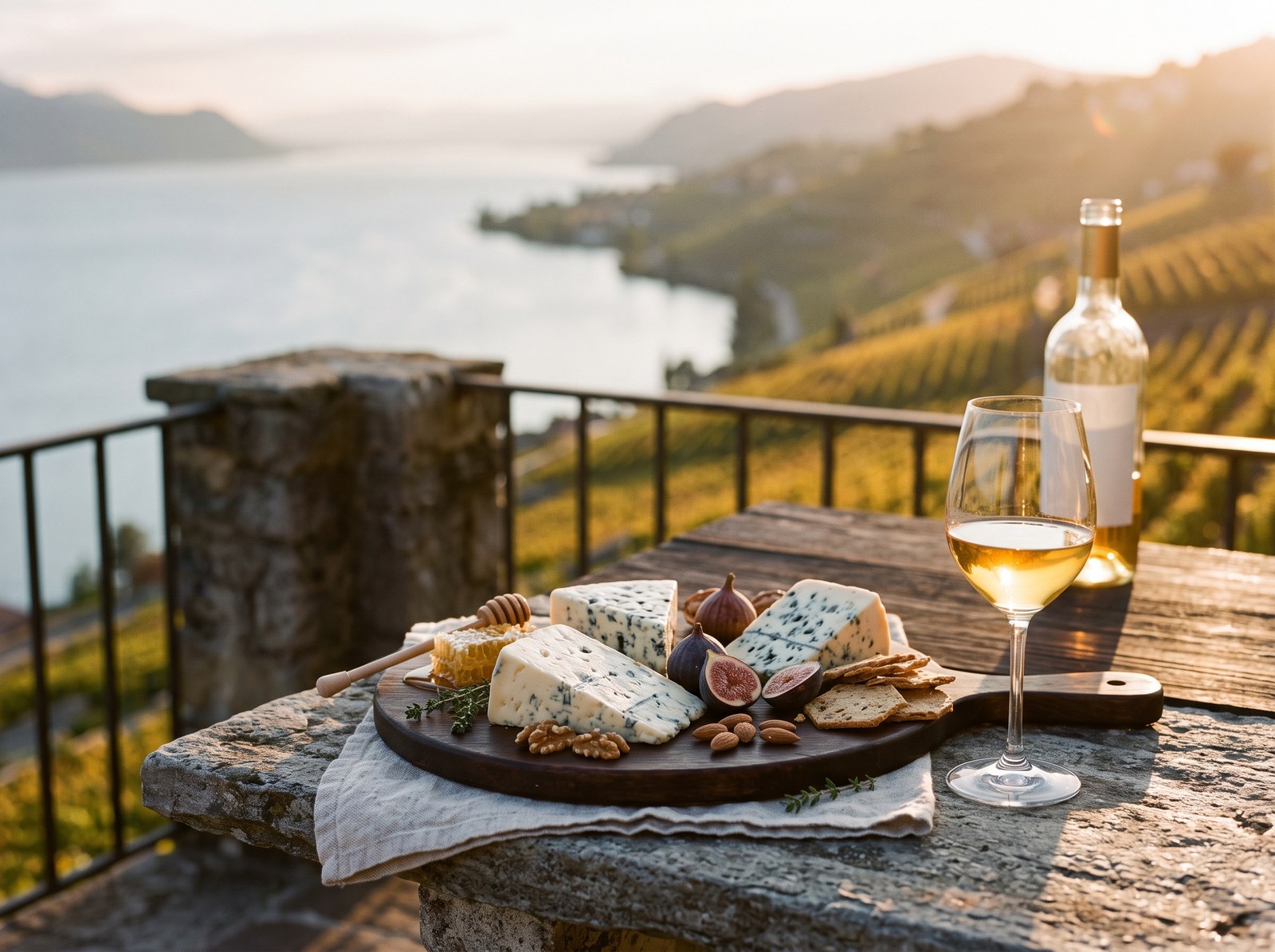 Blue cheese plate
