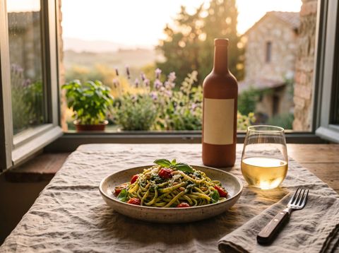 Pasta al pesto