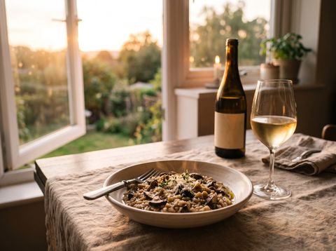 Mushroom risotto