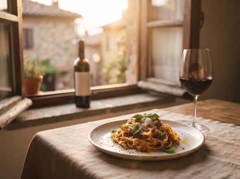 Tagliatelle with meat ragù