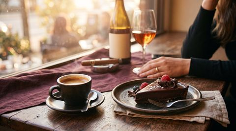 Chocolate tart & Espresso