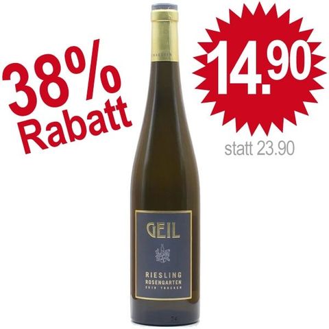 Oekonomierat Johann Geil · Rosengarten Riesling trocken · 2021